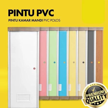Gambar 1 SET PINTU KAMAR MANDI / PINTU PVC WARNA POLOS Hijau Pink Putih - Pink dari TB Anyar Abadi undefined 5 Tokopedia