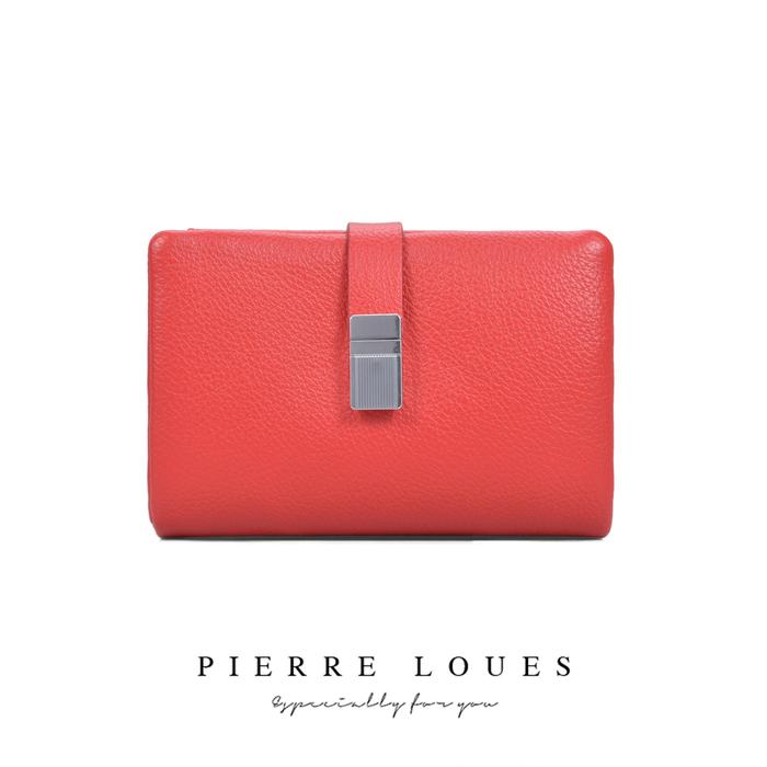 Gambar Dompet Pendek Wanita Kulit PU PIERRE LOUES Belrissa Wallet - Red dari Colorful Fox undefined Tokopedia