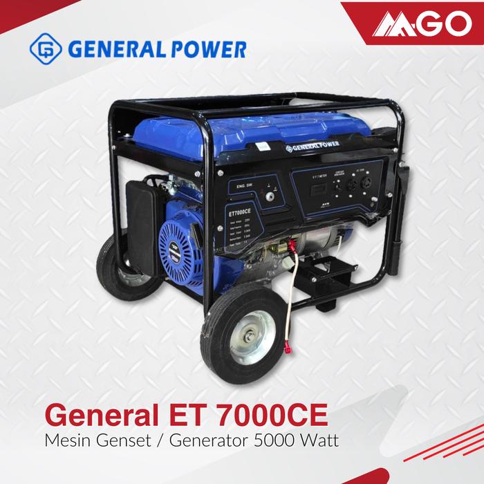 Gambar Mesin Genset General ET 5000 LE Stater dari MGO PONTIANAK undefined Tokopedia