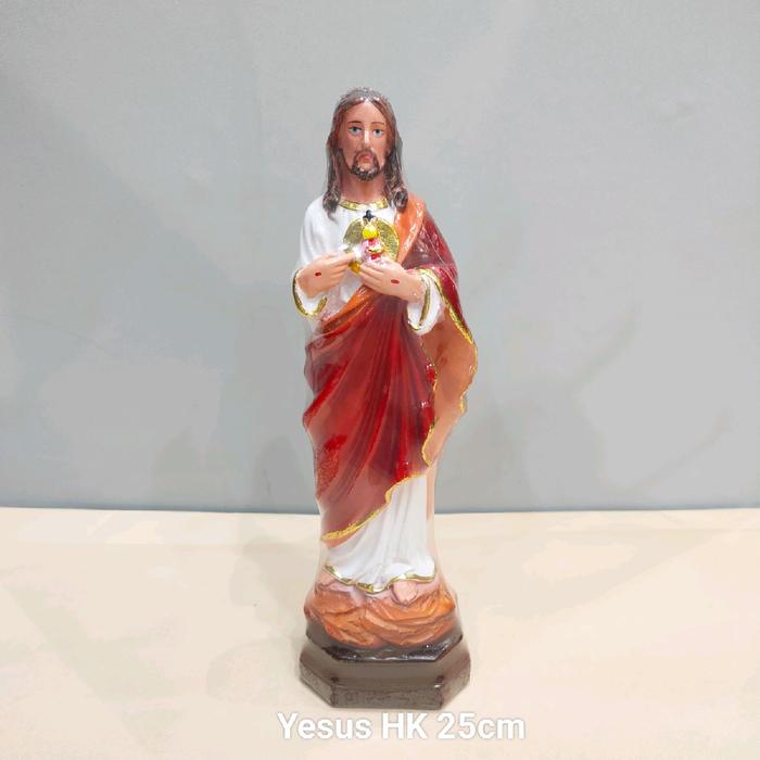 Gambar Patung Yesus/ bunda maria, lourdes/ Kerahiman uk 20/25cm & kerahiman uk 20 cm - Patung Yesus 25cm ht kudus dari jehovahrohani undefined Tokopedia