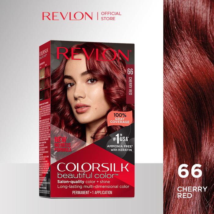 Gambar Revlon Colorsilk Hair Color Cat Rambut - Cherry Red 66 dari Revlon Indonesia undefined Tokopedia