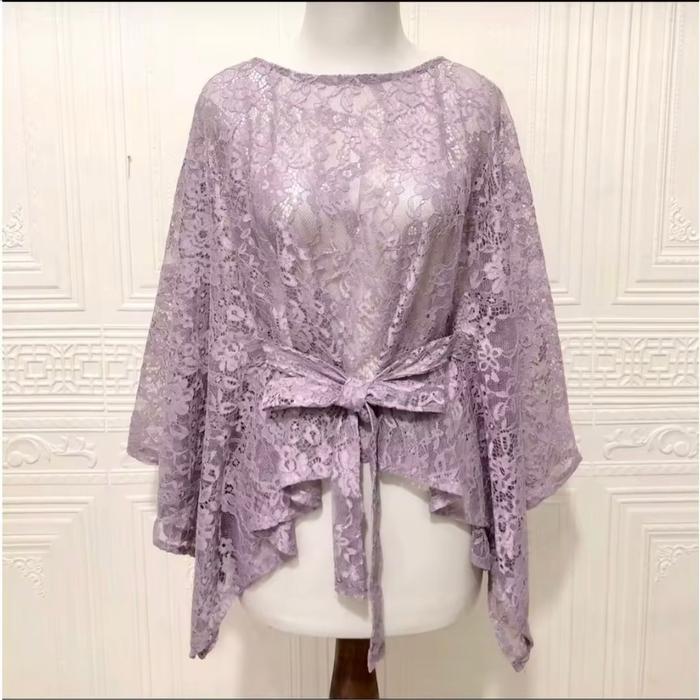 Gambar OUTER BRUKAT KEBAYA / KEBAYA BRUKAT KONDANGAN MEWAH Dress Wanita Atasan Dewasa Wisuda Remaja Pesta Baju Brokat Katun - Lillac dari Lova Collections_NEW undefined Tokopedia