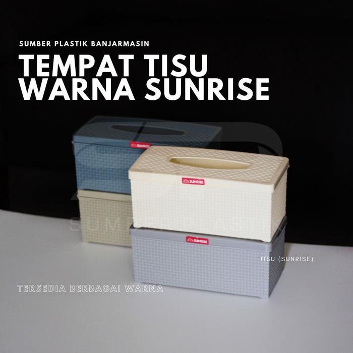 Gambar Tempat Tisu Persegi Panjang Apollo Sunrise Motif Rotan Wadah Kotak Box Tissue Plastik (Satuan) - Kecil, Bebas atau Acak dari Sumber Plastik Banjarmasin undefined Tokopedia