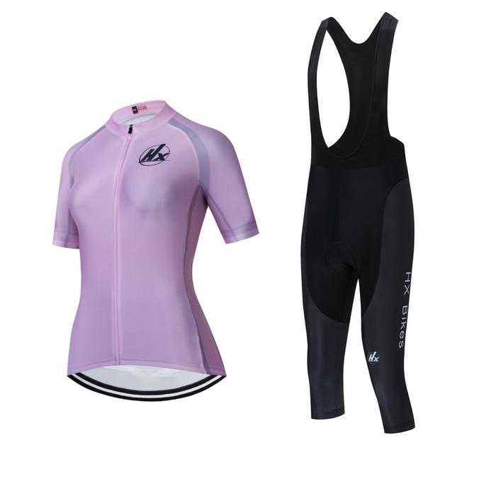 Gambar Jersey sepeda wanita set setelan celana bib short padding gel premium ukuran s m l xl xxl xxxl xxxxl 2xl 3xl 4xl 2l 3l 4l - Merah muda, S dari IZIcellYkNEW undefined Tokopedia