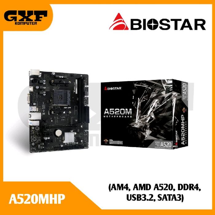Jual Biostar A520MHP (AM4, AMD A520, DDR4, SATA3) Kota