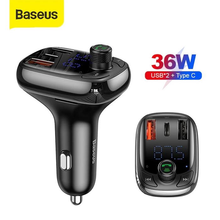 Jual BASEUS Car Charger T Typed S13 36W Type C Fast Charging with