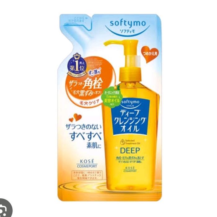 Gambar Kose Softymo Deep Cleansing Oil 230ml - Deep Refill dari @JapanMart undefined Tokopedia