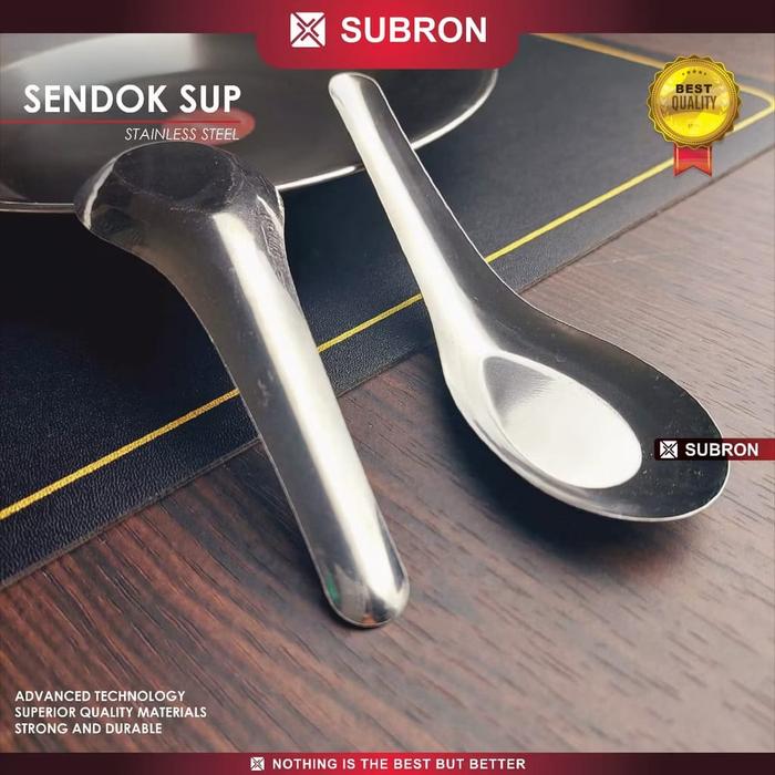Gambar 12pcs Sendok Bebek / Sendok Sup Soup Alat Makan 9 Gram - Subron dari Kinkean undefined Tokopedia