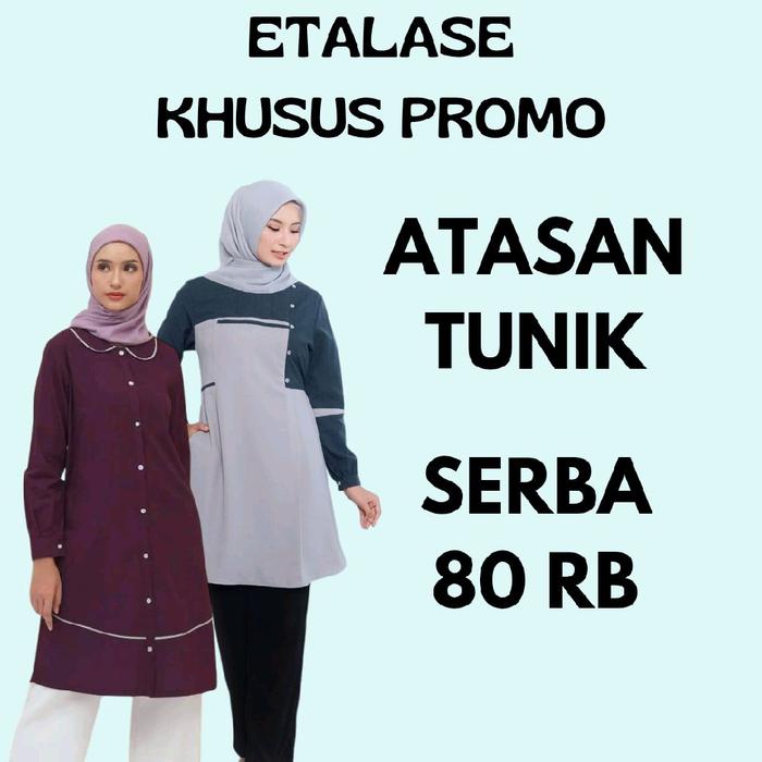 Gambar TUNIK ATASAN WANITA SERBA 80 RIBU BERKUALITAS MURAH - SERBA 80 dari MochJuna undefined Tokopedia