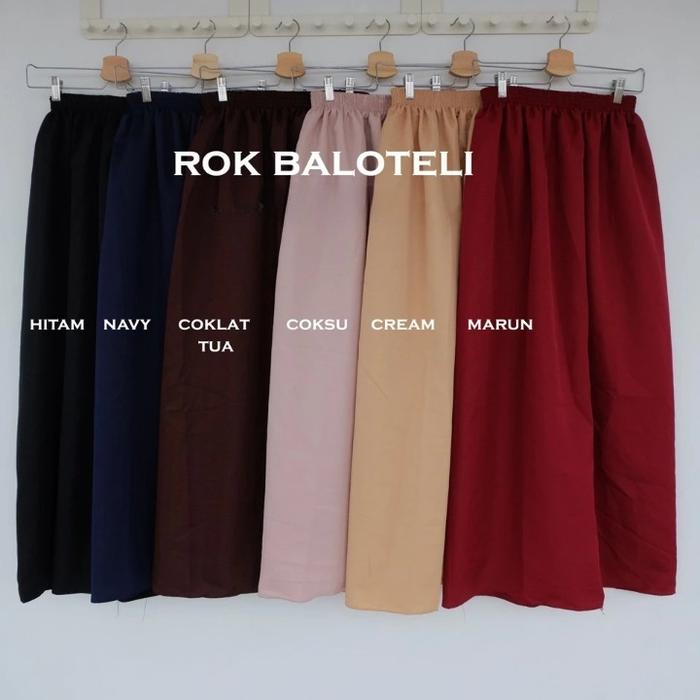 Gambar ROK PANJANG BALOTELLI PAYUNG || BALOTELI MAXI SKIRT PREMIUM || ROK PAYUNG WANITA MUSLIMAH Rok Panjang Payung Polos Lebar Wanita Jersey Premium Import Rok Lebar Hitam Bawahan Wanita - coklat susu dari VibestOfficial undefined Tokopedia