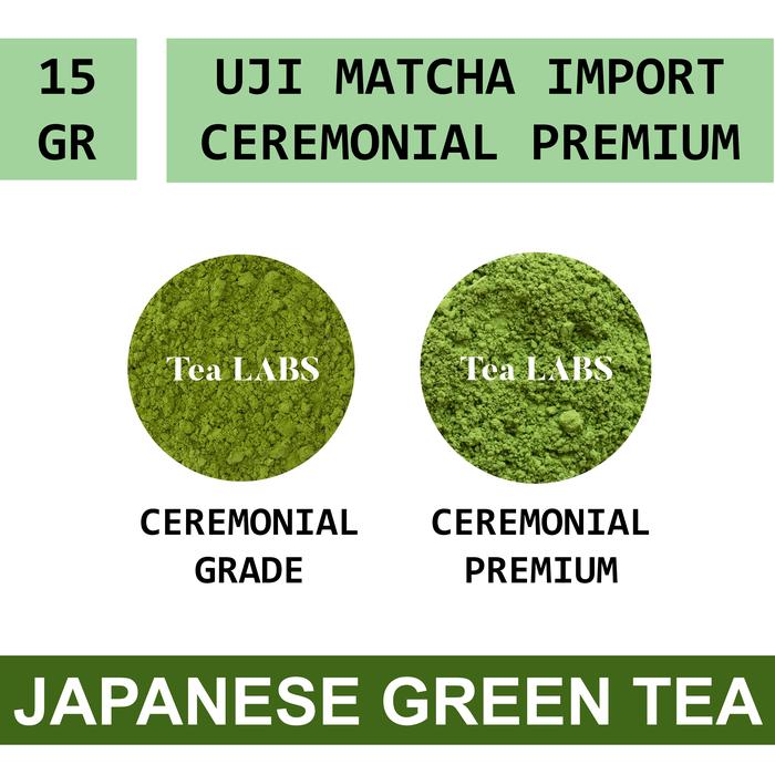 Gambar Premium Uji Matcha Ceremonial / Japanese Green Tea Powder / Standing Pouch dari Tea LABS undefined Tokopedia