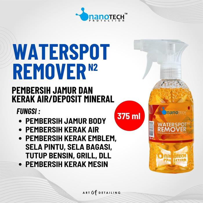 Gambar WATERSPOT REMOVER + DETAILING BRUSH - nanoTECH PROTECTION - PEMBERSIH JAMUR BODY DAN KERAK AIR - PEMBERSIH DEPOSIT MINERAL KERAK EMBLEM  - KERAK MESIN - KERAK SELA PINTU Car Logam - Hanya Produk dari nanoTECH PROTECTION undefined Tokopedia