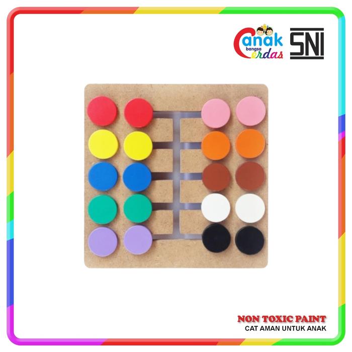 Gambar Mainan Edukasi Anak Maze Menjodohkan Warna Mengenal Warna - Toys dari ABC WOODENTOYS undefined Tokopedia