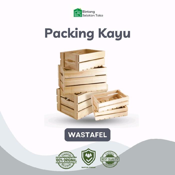 Gambar PACKING KAYU UNTUK BARANG PECAH BELAH / FRAGILE - WASTAFEL (SMALL) dari BINTANG SELATAN347BDG undefined Tokopedia