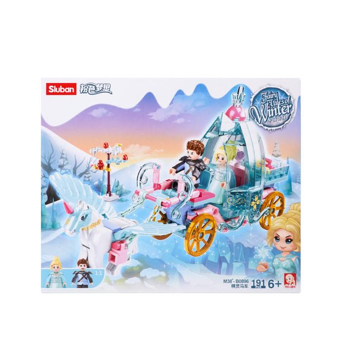 Gambar Oh!Some Sluban·DIY Block Mainan Rakit Brick Blok Susun Sluban Fairy Tales Winter Anak Hadiah - Carriage dari OhSomeOfficialToys undefined Tokopedia