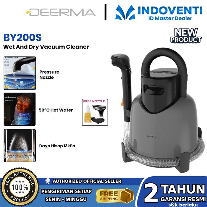 Gambar Deerma BY200S Suction Vacuum Cleaner Penyedot Debu Fabric Cleaning Machine Vakum Sofa Dan Kasur dari INDOVENTI undefined Tokopedia