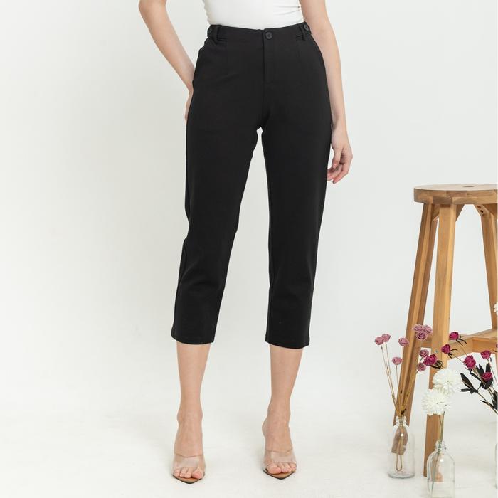 Gambar SISTER'S Pants - Celana Wanita Kaos 7/8 N512 (ZE) - Hitam, M (T2) dari Sisters Fashion Group undefined Tokopedia