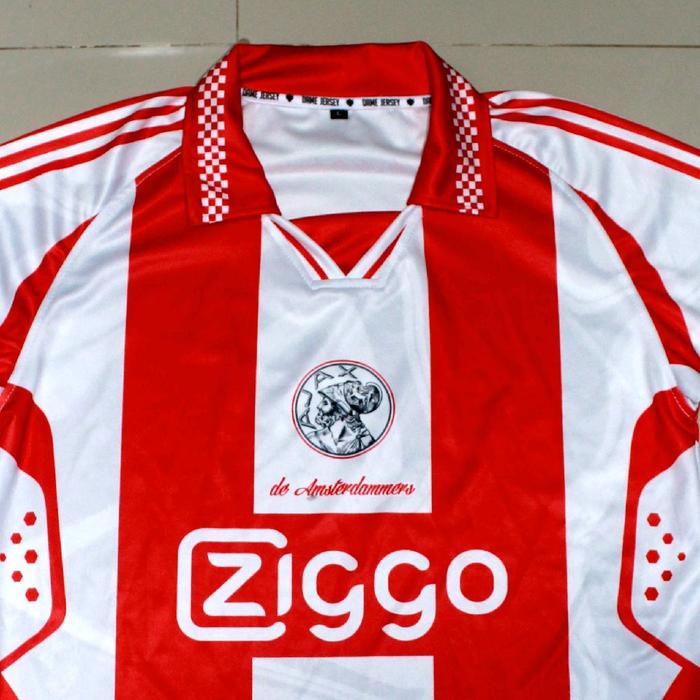 Gambar Jersey Dame//Jersey Bola//Jersey Ajax Amsterdam//Jersey Casual//Jersey Vintage//Jersey Band//Jersey Futsal - Berkerah, S dari Dame Jersey undefined Tokopedia