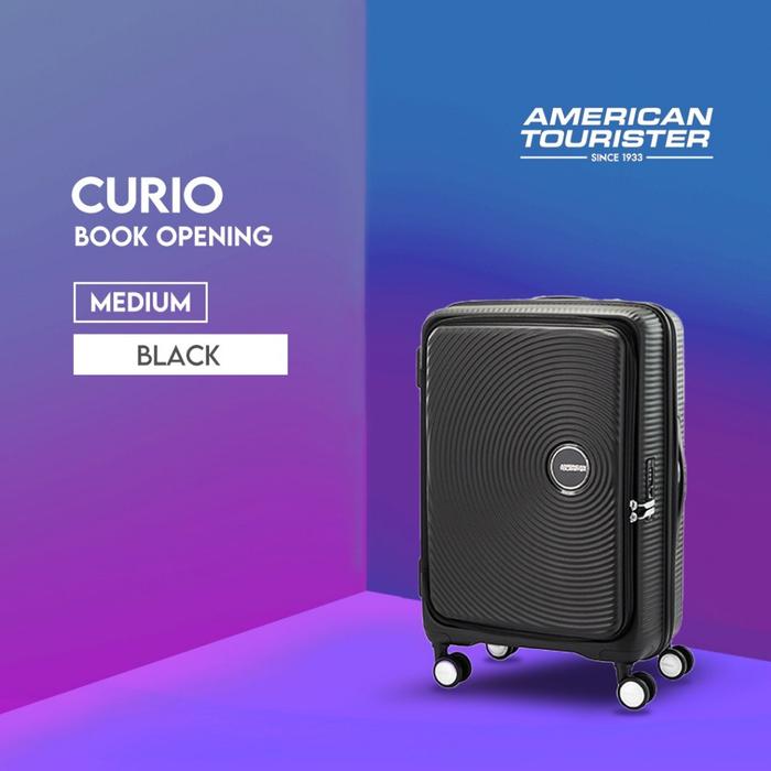 Gambar American Tourister Curio Koper Hardcase Medium 25 inch - Black dari AmericanTourister undefined Tokopedia