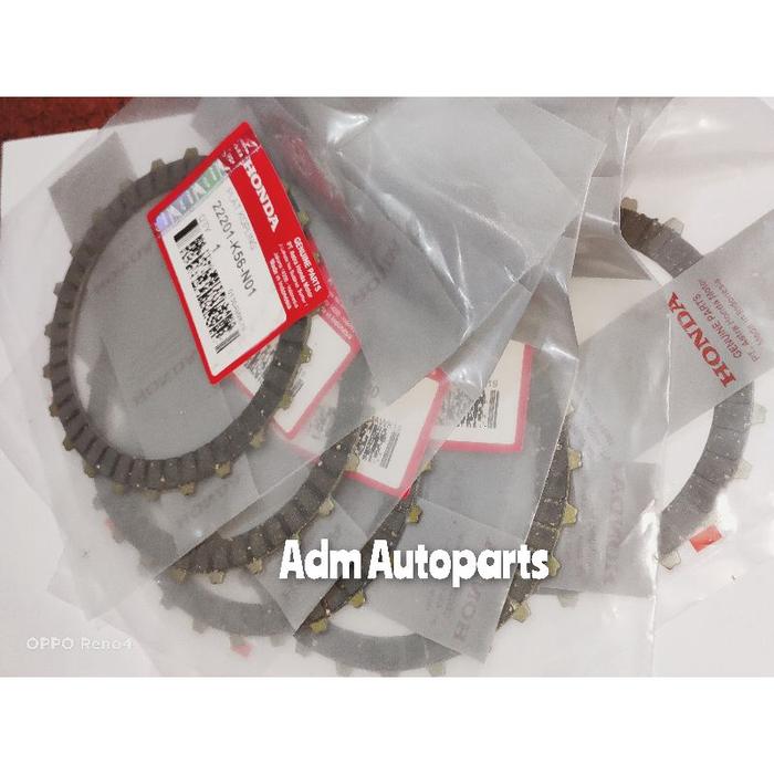 Gambar KAMPAS KOPLING K56 SET 5PCH PLAT KAMPAS KOPLING SONIC 150 Fi GTR150 CB150R LED STREETFIRE - CBR150 NEW LED - 1SET 5 LEMBAR (inpor Quality) dari Ayani montar28 undefined Tokopedia
