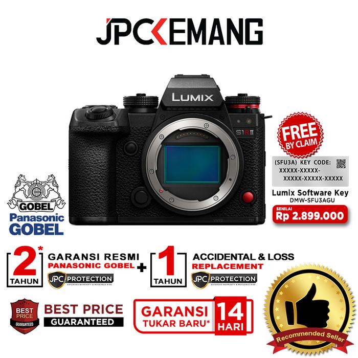 Gambar Panasonic Lumix S1R II Body Only Mirrorless Camera Panasonic Lumix S1 R Mark II S1R 2 DC-S1RM2 Garansi Resmi - Standard Package dari JPC Kemang undefined Tokopedia