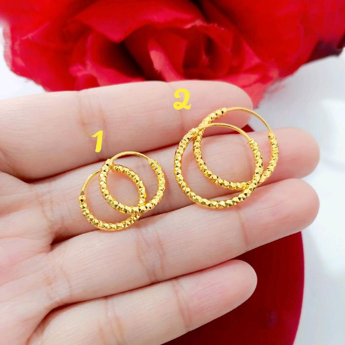Gambar anting gipsi24k terlaris anti karat - no.1 dari PekanbaruJewelry undefined Tokopedia