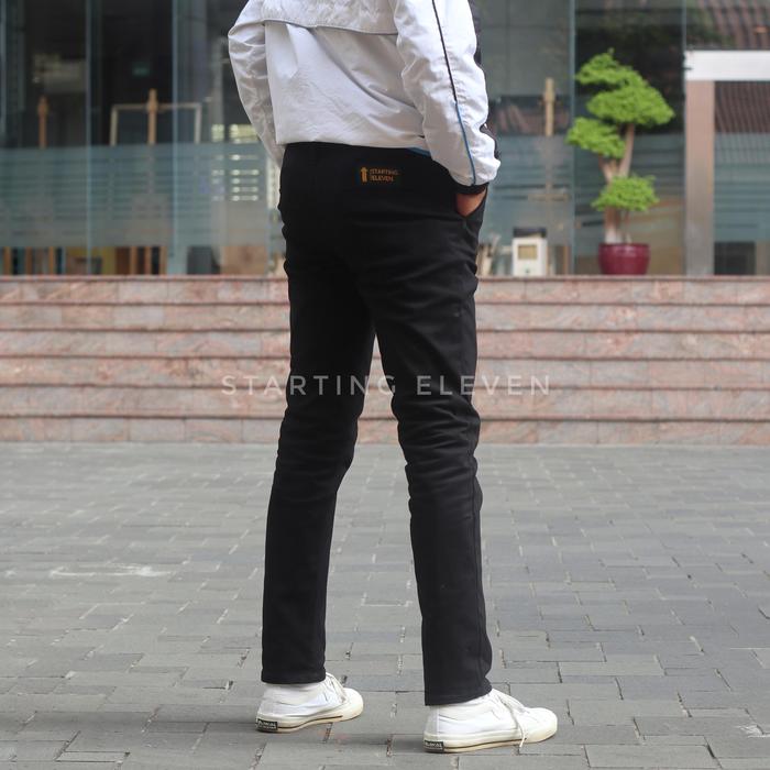 Gambar Celana Chino Panjang Pria Slim Fit Cinos Hitam - Hijau Army, 33 dari strelvn undefined Tokopedia