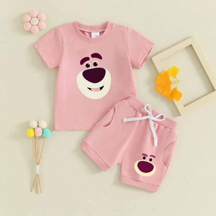 Gambar BABYJOE SETELAN ANAK LETSO - LOTSO PINK, SIZE 1 dari Baby Joe Store undefined Tokopedia