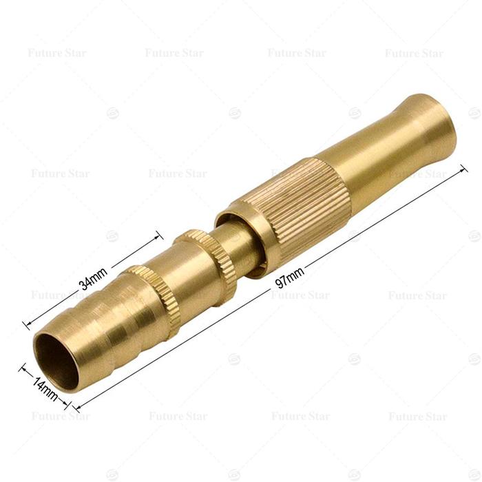 Gambar Nozel Sprayer Elektrik Black Siklon / Water Jet Nozzle Spuyer Kuninggan / Ujung Kepala Semprotan Serbaguna Air Semprotan /Air Semprot Siram Tanaman dan Taman Steam Cuci - Adjustable Automize FixFocus - Kuningan dari PT Futurestar Indonesia Tool undefined Tokopedia