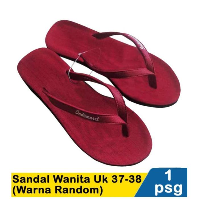 Gambar Sandal Wanita Indomaret Limited Edition Size 37-38 - Merah dari Rahma WatiShop undefined 3 Tokopedia