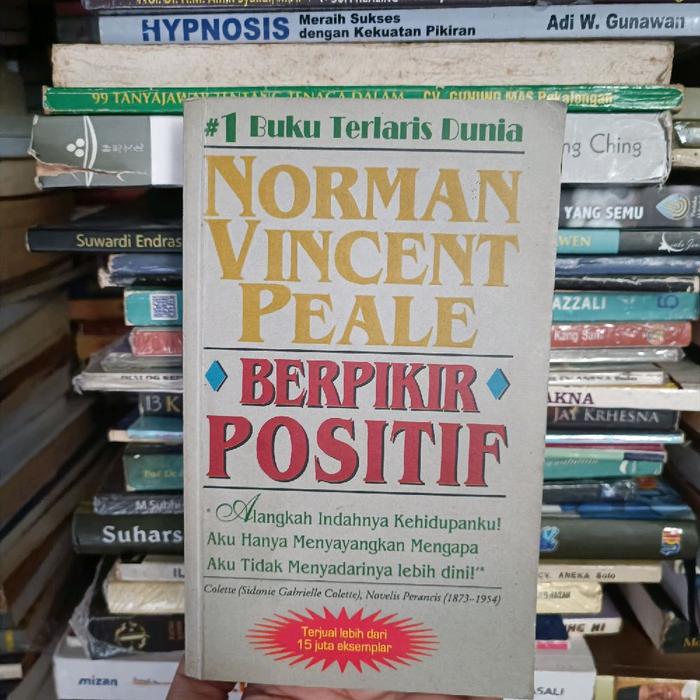 Gambar Buku Terlaris Dunia NORMAN VINCENT PEALE, BERPIKIR POSITIF, Judul asli  The Power of Positive Thinking, 1996 dari TB Jagad Ilmu 2006 undefined Tokopedia