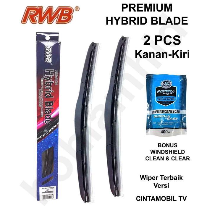 Gambar WIPER RWB HYBRID JUKE 2Pcs (kn-kr) BEST WIPER TECHNOLOGY - 22 14 dari yarsta undefined Tokopedia