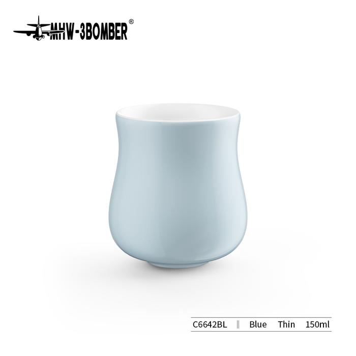Gambar MHW-3BOMBER Aura Series Ceramic Cup 150ml – Espresso Coffee Cup Coffee Cup Tea Cup For Latte CoCoa Cappuccino Cangkir Kopi Ceramic keramik Premium  MHW 3 BOMBER MHW3BOMBER - Blue-Thin dari Trosten undefined Tokopedia