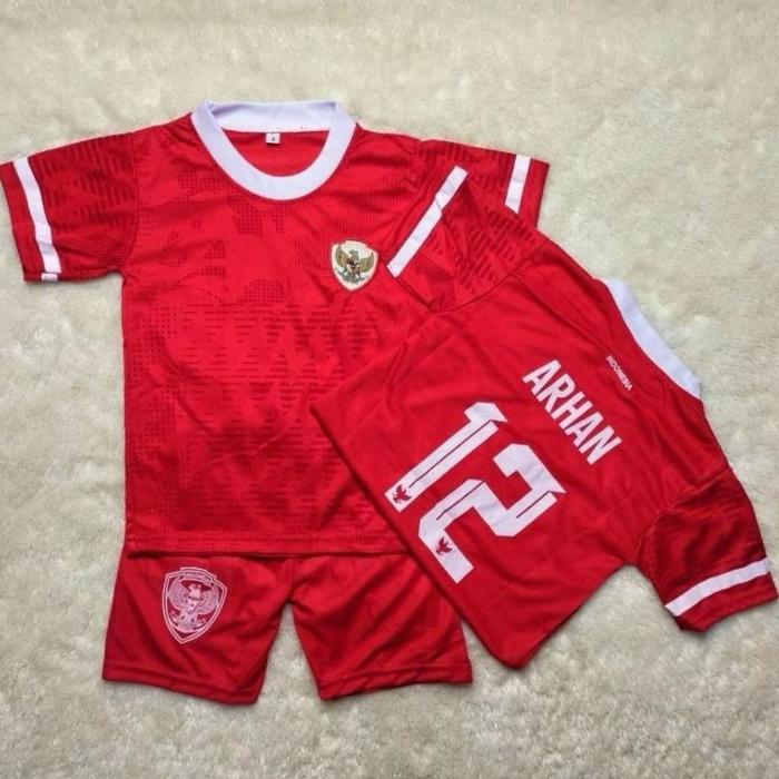 Gambar SETELAN BAJU BOLA JERSEY TIMNAS INDONESIA HOME MERAH ANAK KIDS 2024 2025 - TIMNAS MERAH, 6 BULAN - 1 TAHUN dari Shauqi29 undefined Tokopedia