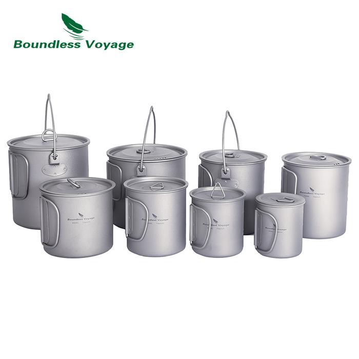 Jual Boundless Voyage Camping Titanium Cup Mug Outdoor Tourist