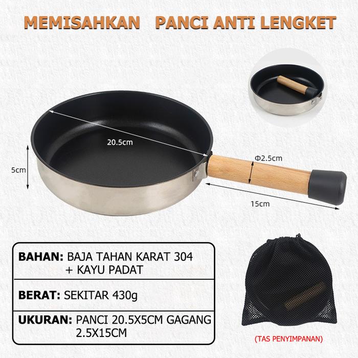 Gambar Mountpeak Set Peralatan Masak Camping - Wajan & Panci Aluminium untuk BBQ Outdoor  Wajan Camping Ultralight Anti Lengket wajan masak outdoor camping - Perak dari 1mountainhiker undefined Tokopedia