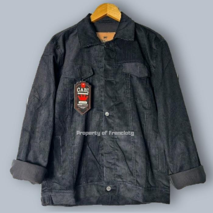 Gambar Jaket Corduroy Unisex (Pria & Wanita) Jaket Corduroy Distro Tebal Nyaman Kerah Casual pria kemeja cowok - Hitam, M dari Frengkiiiii undefined Tokopedia