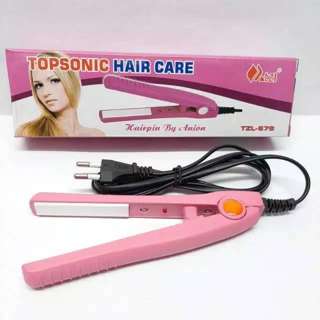 Gambar [KBM] BELI 1 GRATIS 1 Catok Haidi Catokan Mini HD-768 Pelurus Rambut isi 2 Pcs - Pink dari Klik Beli Mart undefined Tokopedia