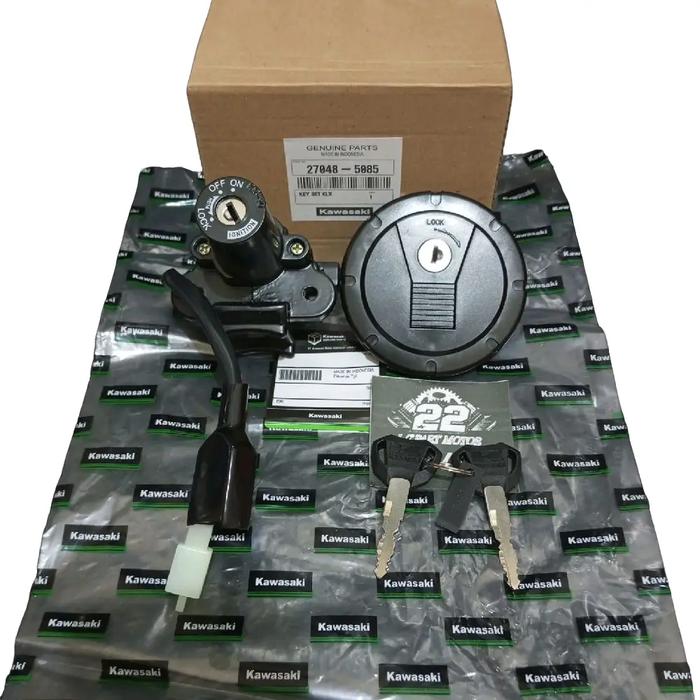 Gambar Kunci Kontak Set Plus Tutup Tangki Kawasaki KLX 150/D-TRACKER 150 Kualitas Original Motorcycle dari JSPARTMOTOR 98 undefined Tokopedia