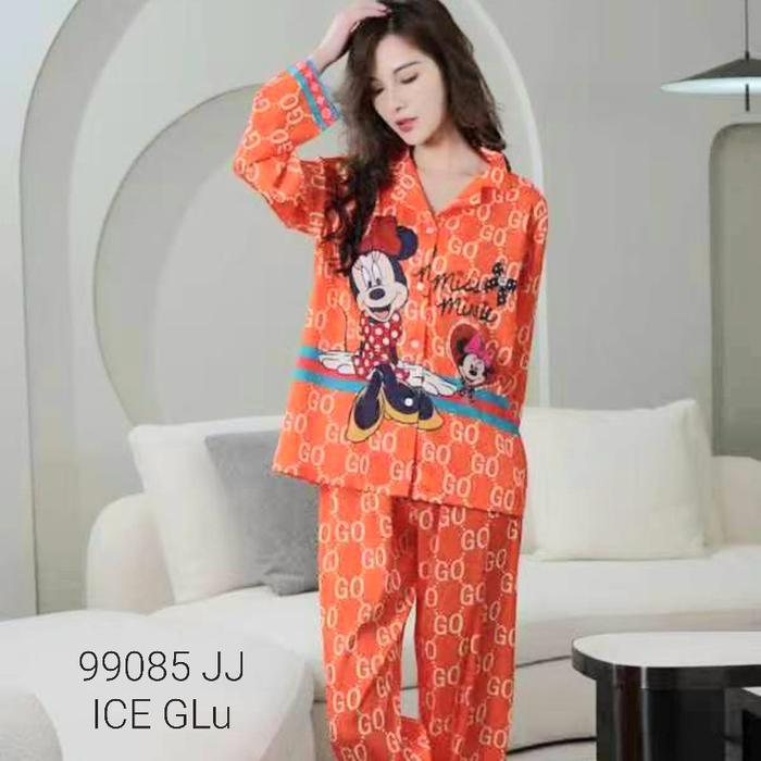 Gambar PIYAMA SUTRA ASLI 99085 JJ ICE GLu - L, Standar dari CLARISSAXA undefined Tokopedia