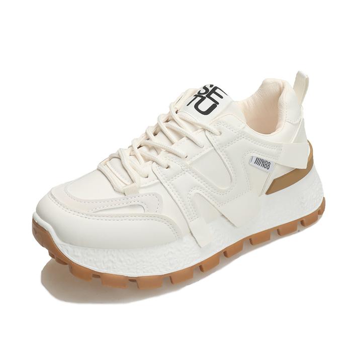 Gambar Sepatu Sneakers Wanita SETU Yura Sport Casual Look Trendy Korean Style dengan Sole Karet - Shoes - White, 40 dari semuatentangsepatu undefined Tokopedia