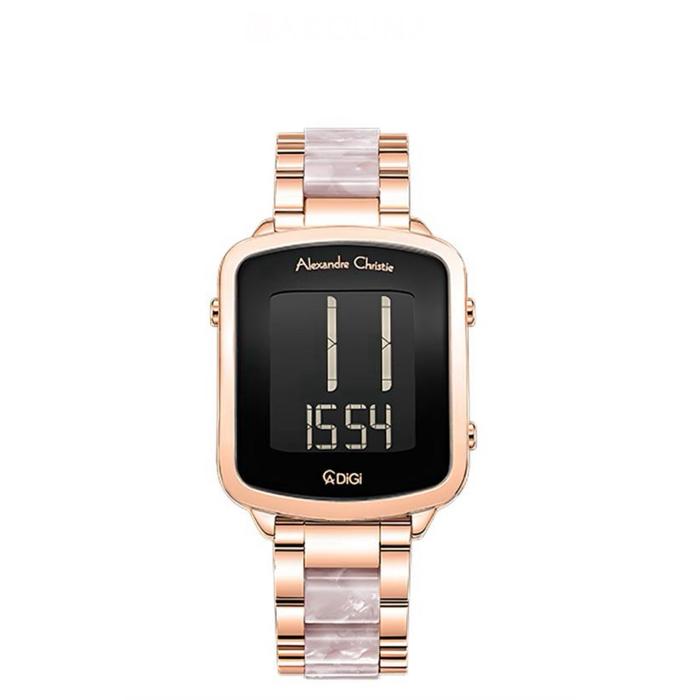 Gambar ALEXANDRE CHRISTIE 9381 LH RANTAI BOX SET FREE KULIT WANITA ORIGINAL GARANSI 1TAHUN Kaca Stainless Watches - ROSEGOLD PEACH dari Globe watch undefined Tokopedia