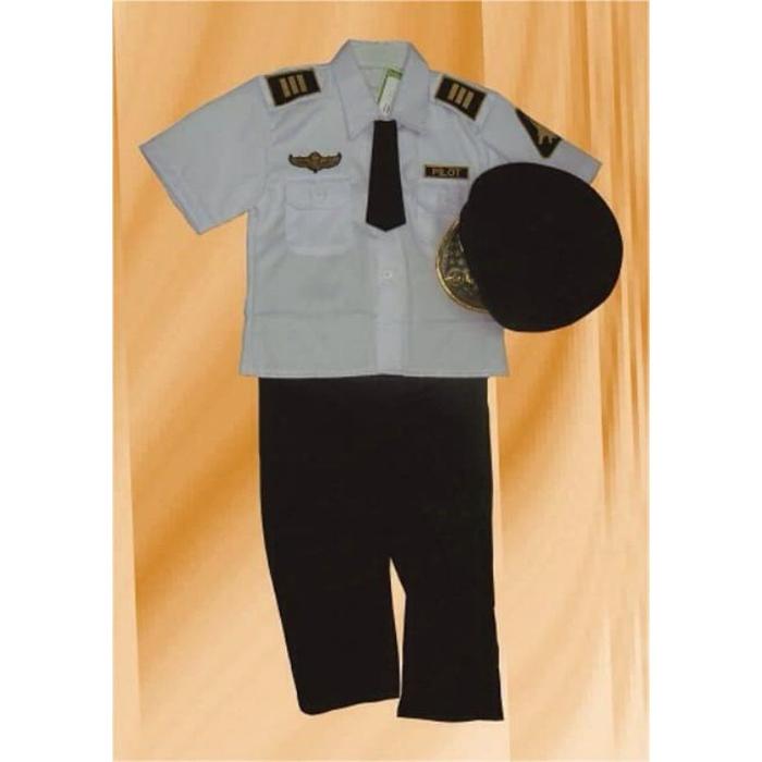 Gambar TERLARIS Baju profesi anak masinis KAI kereta api dan pilot kostum seragam karnaval sekolah cosplay laki-laki perempuan - Pilot Cowok, XS dari Bebyfsahion-2 undefined Tokopedia