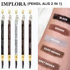 Gambar pensil alis implora eyebrow pencil original murah berkualitas tinggi - Black, Satuan dari Binury Kosmetika undefined Tokopedia