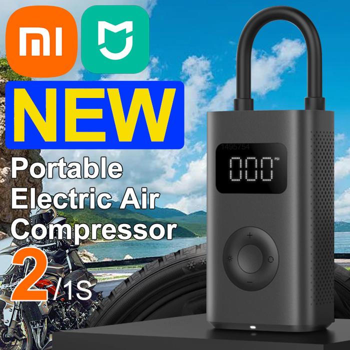 Jual Xiaomi Portable Electric Air Pump 2, Mijia Compressor 1S