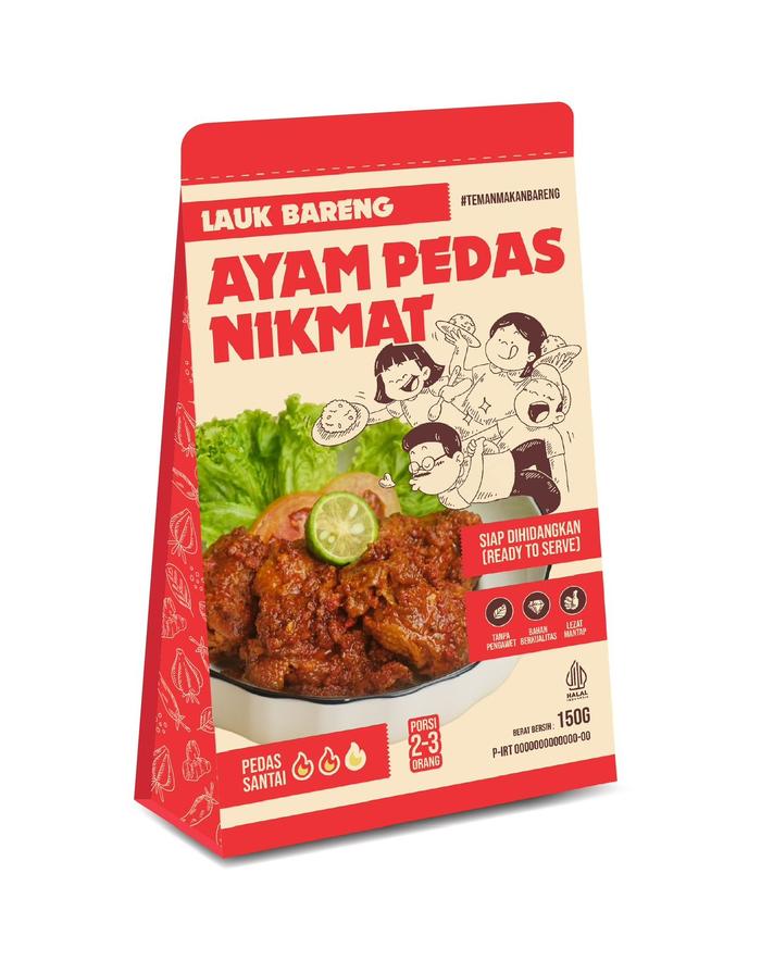 Gambar Lauk Bareng Ayam Pedas Nikmat 150g Siap Santap dari Pantrydotcom undefined Tokopedia