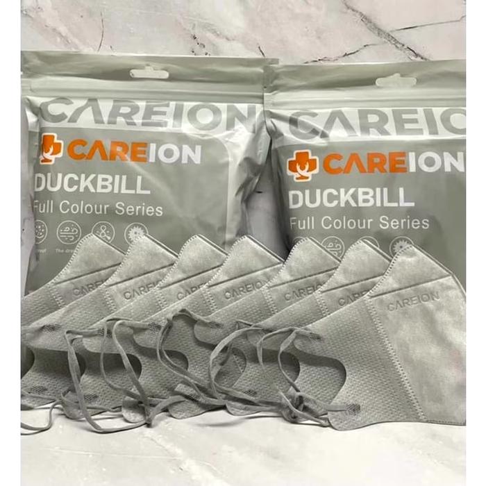 Gambar CAREION Masker Duckbill Dewasa Gradasi Isi 50's - Full Grey dari LOZ INDONESIA undefined Tokopedia