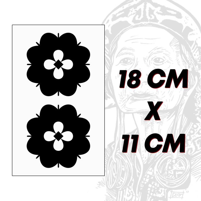 Gambar TATO BUNGA TERONG KHAS DAYAK [SEMI-PERMANENT] - BT3 dari Tato Semi Permanen undefined Tokopedia