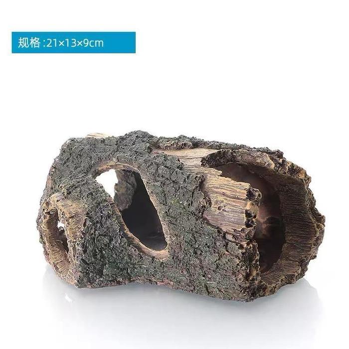 Gambar Seabob Hiasan Aquarium 371 / Ornamen Kayu Berlubang / Dekorasi Aquarium Kayu Tempat Sembunyi Ikan Promo ! - pohon dari Libra Classic undefined Tokopedia
