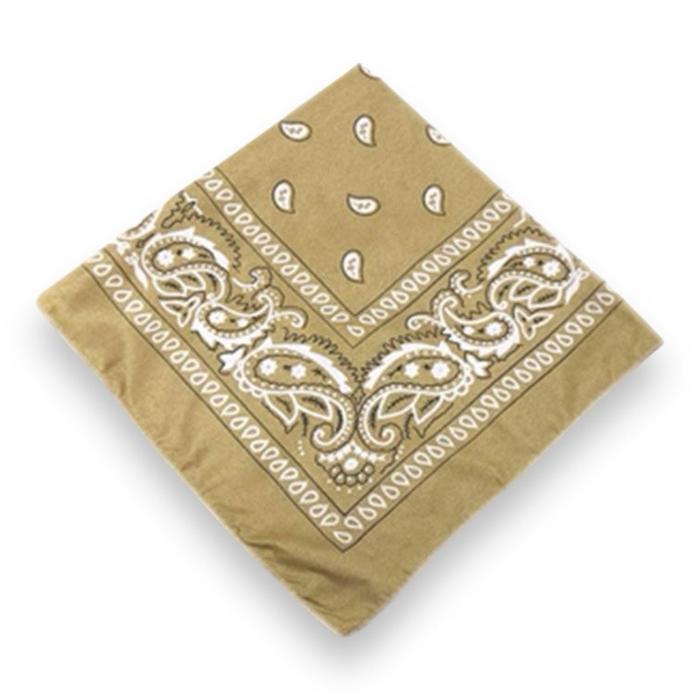 Gambar Bandana Scarf Bandana Slayer Ukuran 55cm x55cm - Krem dari Marideck undefined Tokopedia